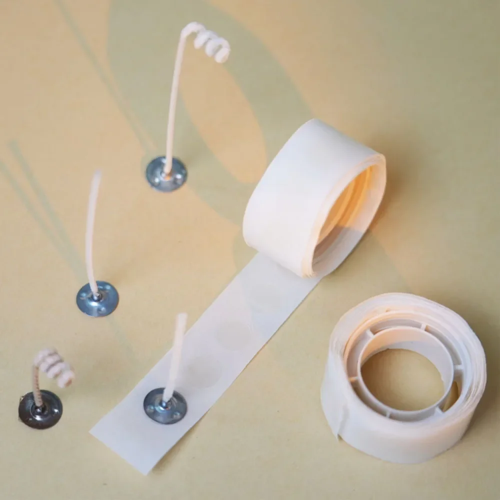 Adhesive Dot Wick - 100 punti/rotolo adesivi stoppino candela 10mm