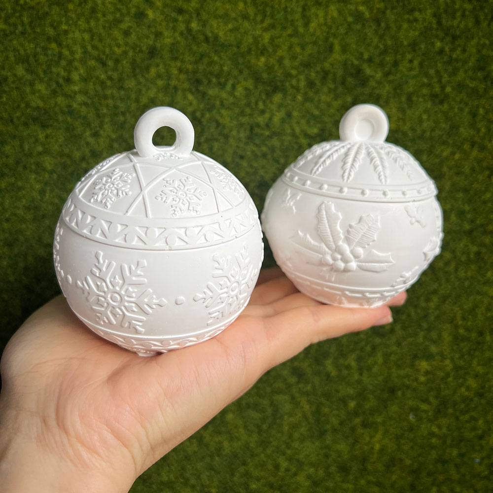 Xmas Candle Making - Stampo in silicone per barattolo di