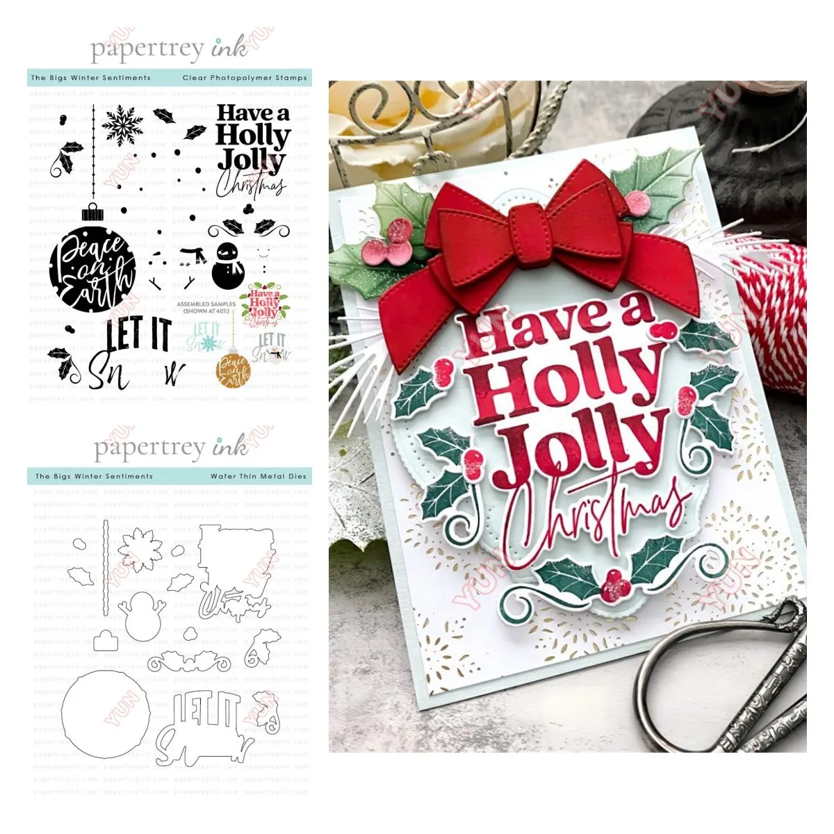 Candle Making Guide - The Bigs Winter Sentiments Francobolli Ornamenti