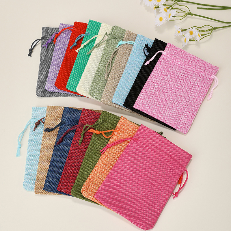 Jute Bag Packaging - Sacchetti regalo in iuta naturale da