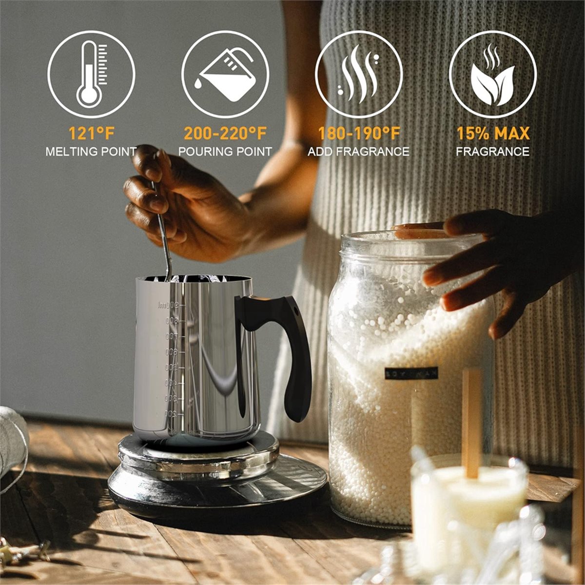 Candle Making Kit For Beginners - Kit per la creazione di candele