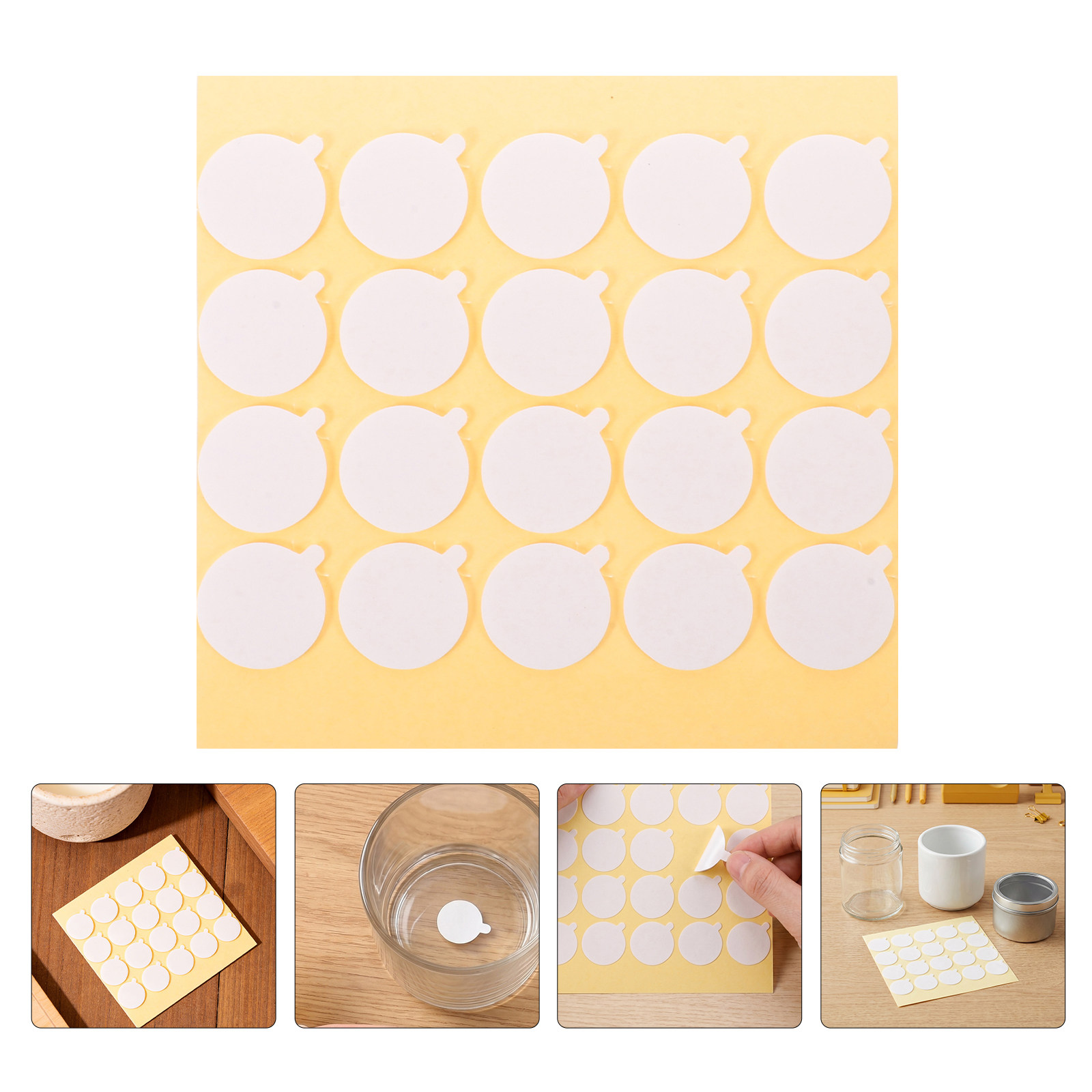 Adhesive Dot Wick - 800 Pezzi di Adesivi a Doppia