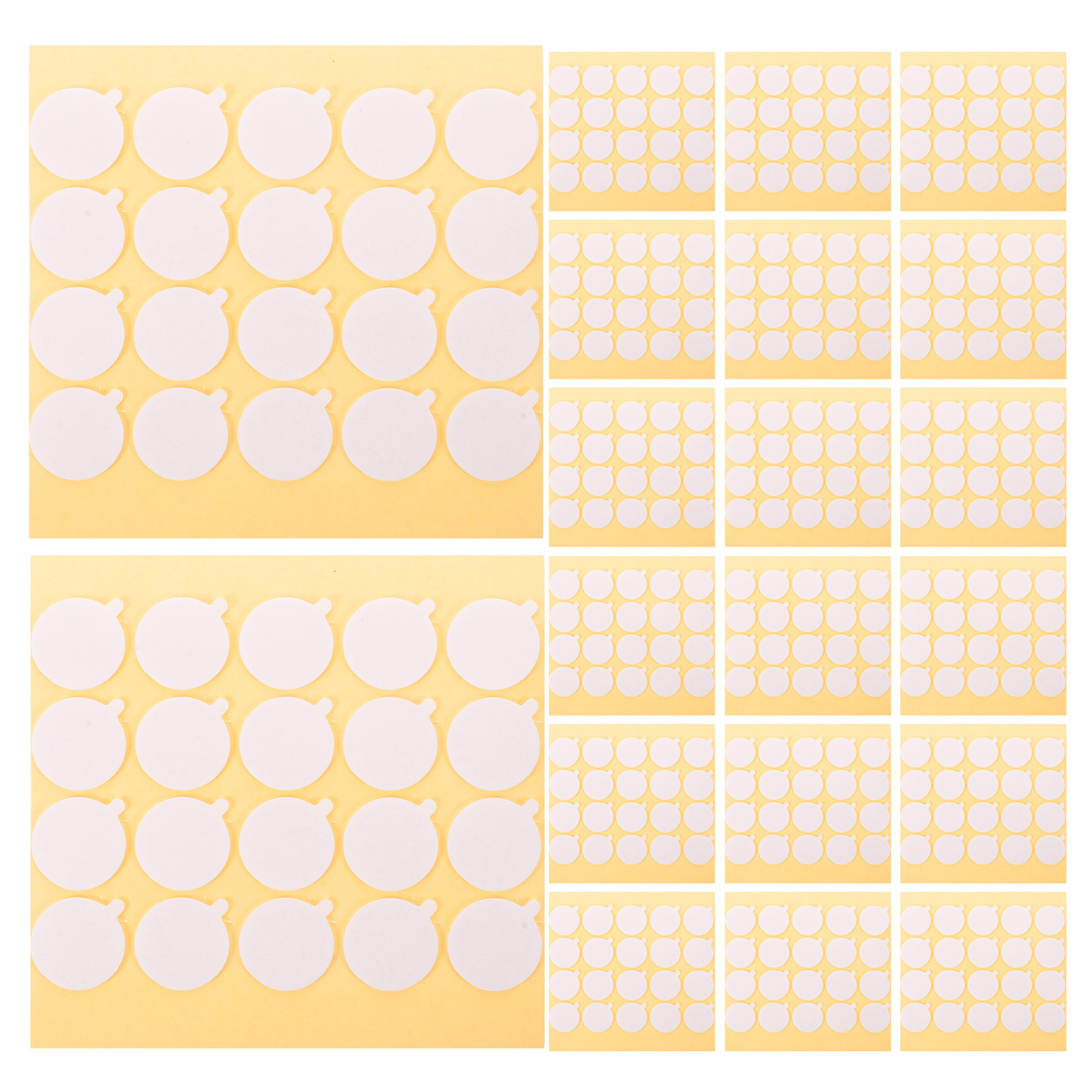 Adhesive Dot Wick - 800 Pezzi di Adesivi Rotondi Resistenti