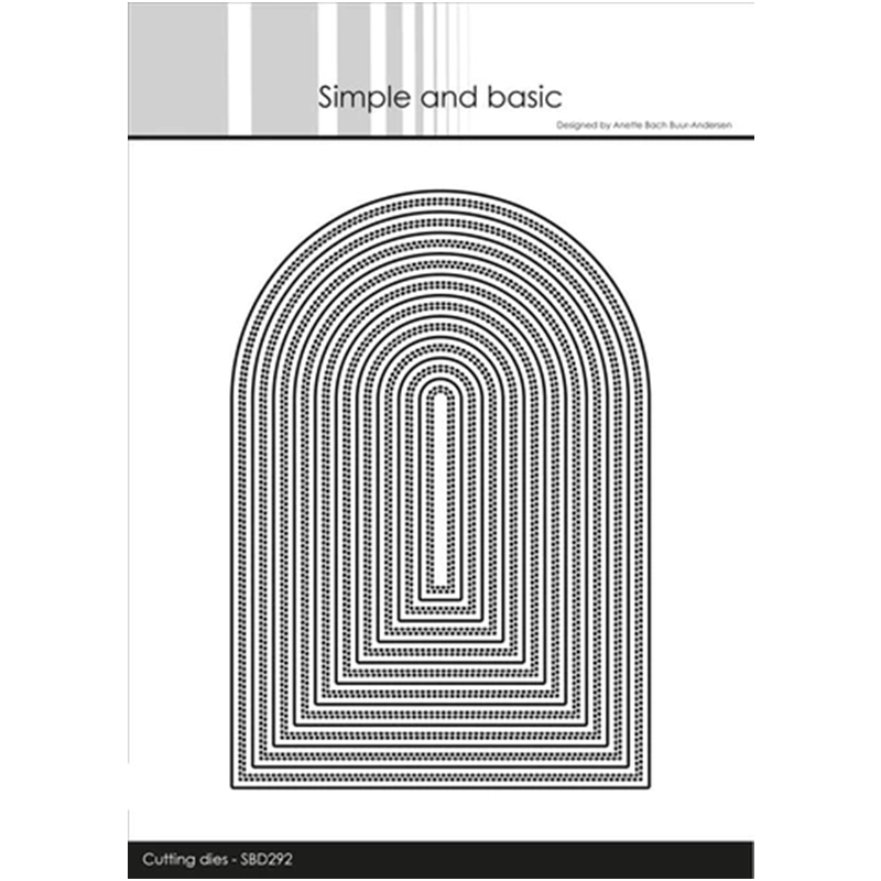 Candle Making Guide - Doppio forato A6 Archi Metallo Fustelle