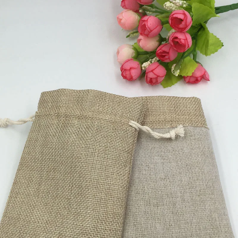 10x14 cm 300 pezzi Sacchetti d - Jute Bag Packaging recensione e prezzo