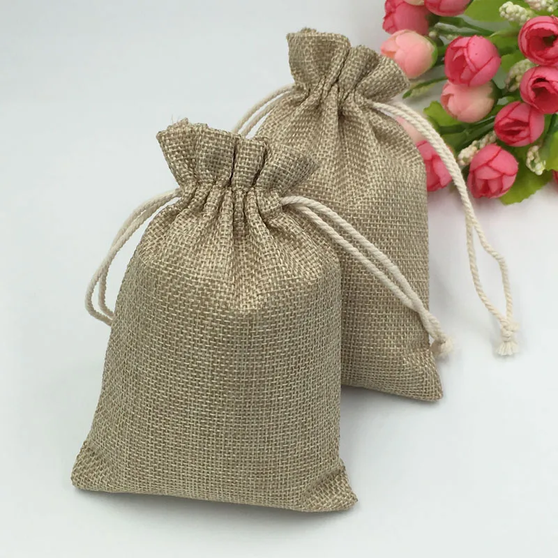 10x14 cm 300 pezzi Sacchetti d - Jute Bag Packaging recensione e prezzo
