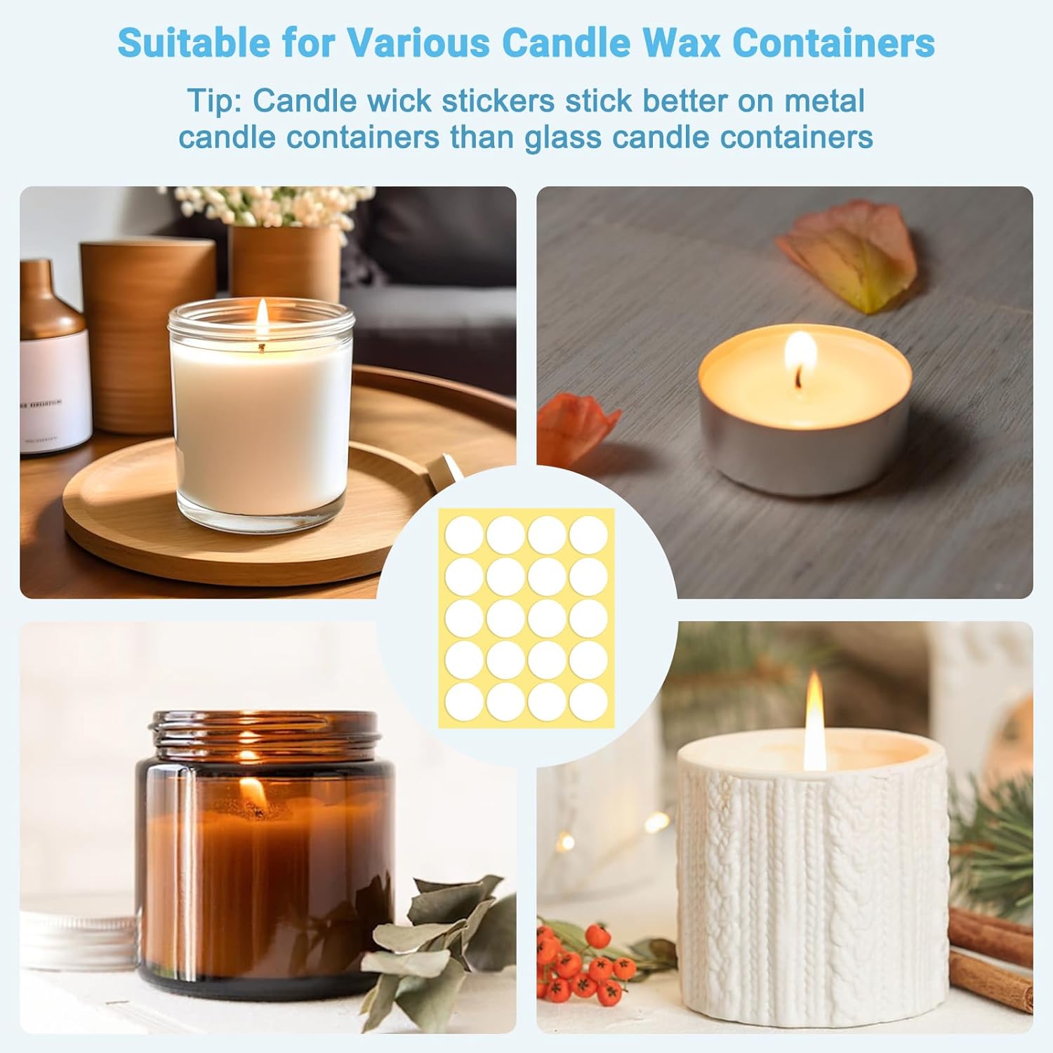 400PCS/100PCS Adesivi per stop - Candle Making At Home recensione e prezzo