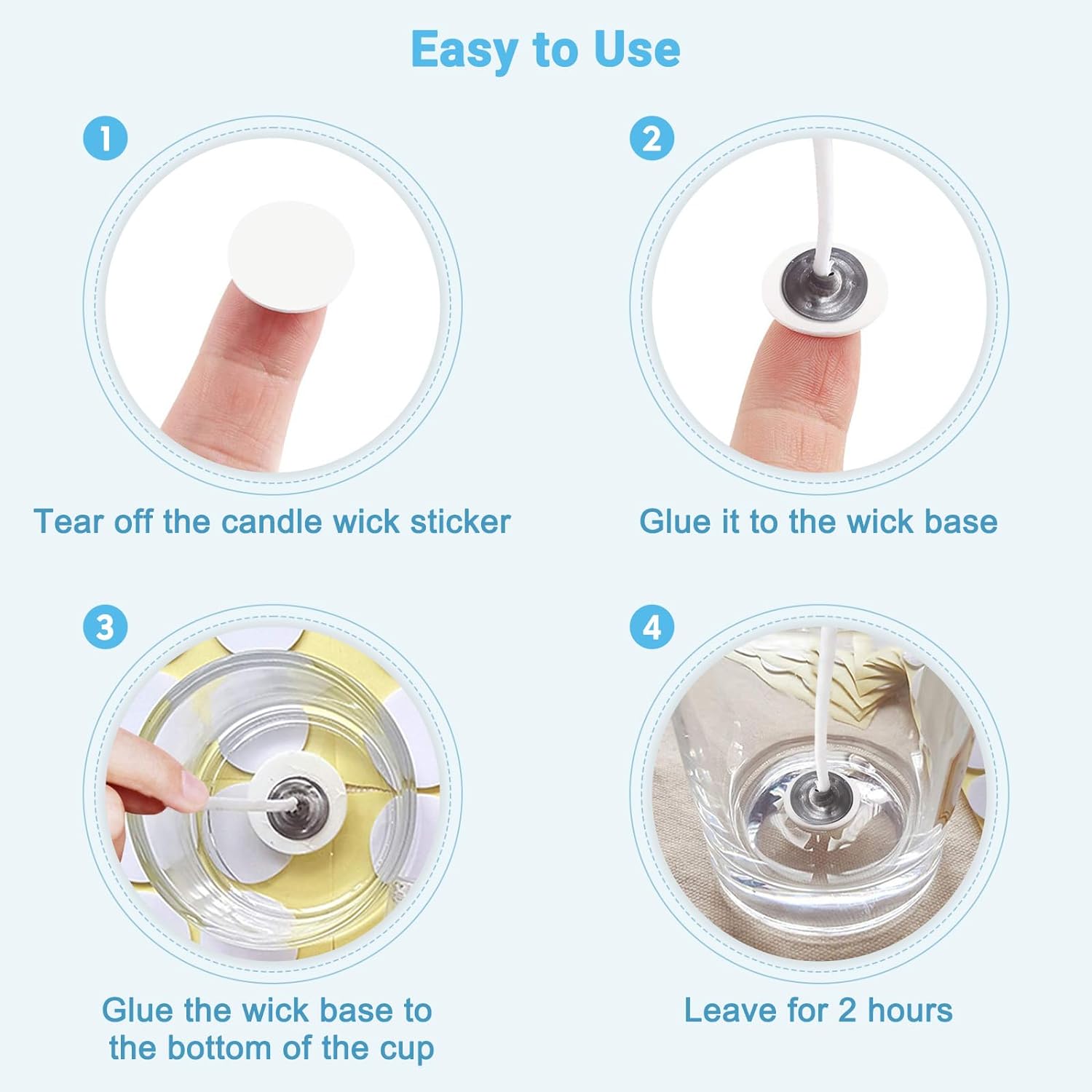 400PCS/100PCS Adesivi per stop - Candle Making At Home recensione e prezzo