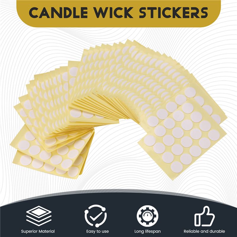 800 Pezzi Adesivi per Stoppini - Adhesive Dot Wick recensione e prezzo