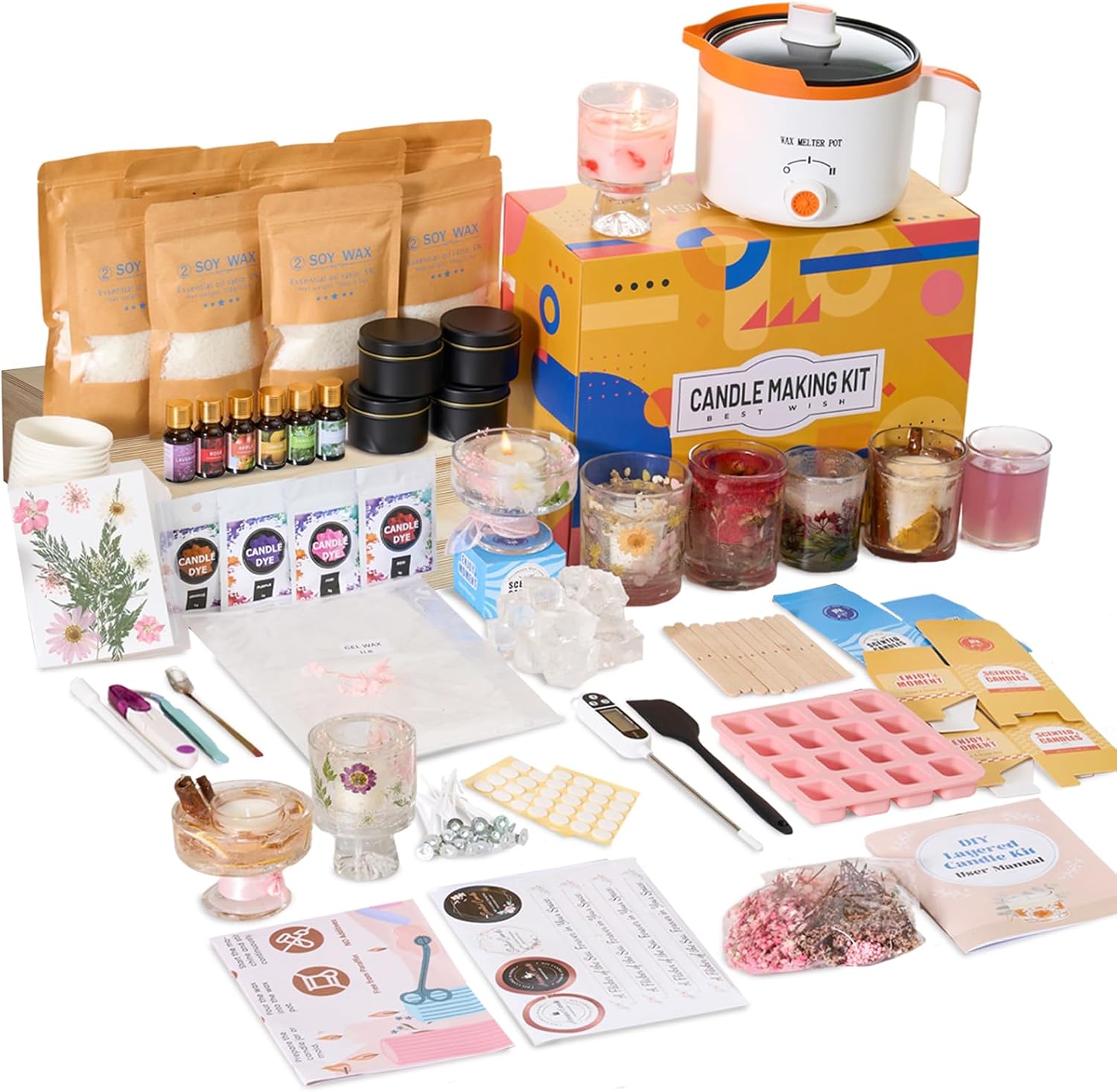 Kit 2-in-1 per Creare Candele  - Candle Making Kit For Beginners recensione e prezzo