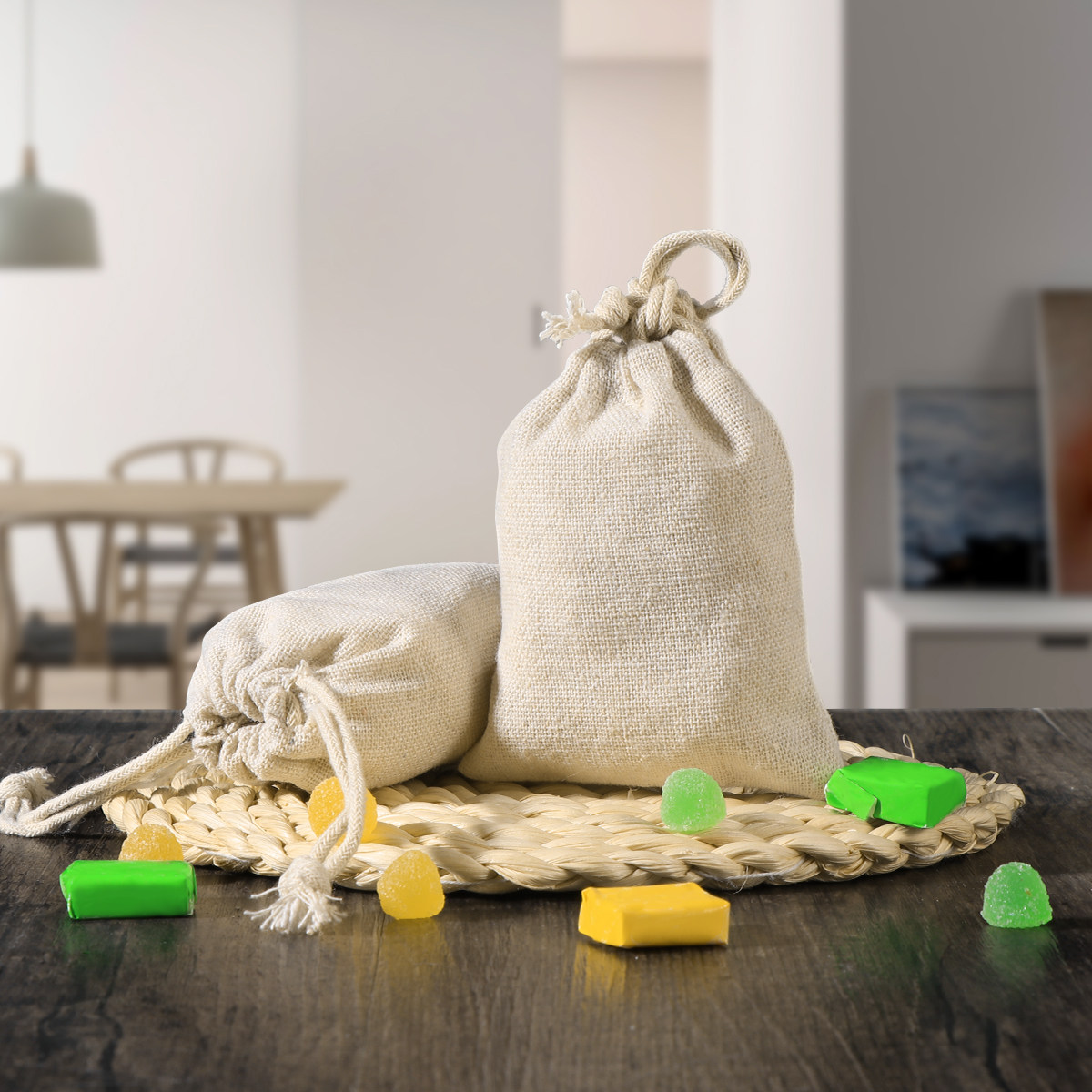 10 sacchetti con coulisse in j - Jute Bag Packaging recensione e prezzo