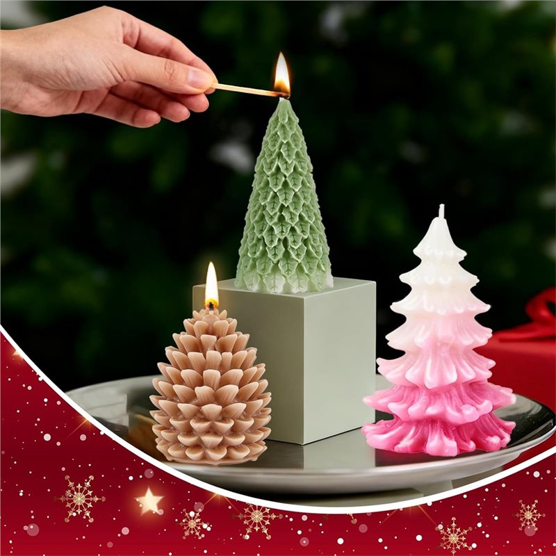 Stampi in silicone natalizio S - Xmas Candle Making recensione e prezzo