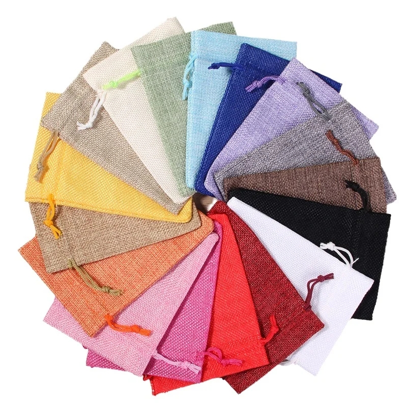 10/50/100 Pezzi Sacchetti in I - Jute Bag Packaging recensione e prezzo
